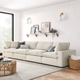 thumbnail image 1 of Modway Commix 4 Piece Down Filled Overstuffed Sectional Sofa Set in Light Beige, 1 of 10