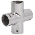 thumbnail image 1 of FAGINEY Butt Welding Cross Fitting, Pipe Fitting, Stainless Steel Boat Accessory For Common Pipes, 1 of 8