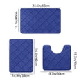 thumbnail image 3 of Halloween Decorations 2024,Rugs Indoor Sets,Rug Mat Carpet,Memory Foam Bath Mat Set,Bathroom Rugs For 5 Pcs Toilet Mats,Universal Soft Comfortable Non-Slip Thick Machine Washable Easier To Dry Dark, 3 of 7