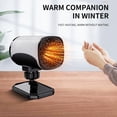 thumbnail image 3 of 24V Car Heater for Trucks Buses RVs with 360-Degree Adjustable Base Defrost Defog Fast Heating 11 in x 10 in x 6 cm, 3 of 9