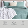 thumbnail image 3 of Ensemble de couette très grand lit Better Homes & Gardens, toutes saisons, 3 pièces, paisley matelassé vert sauge, 3 of 7