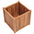 thumbnail image 2 of vidaXL Raised Bed 50x50x50 cm Solid Teak Wood, 2 of 4