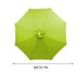 thumbnail image 2 of Parasol de Terrasse Extérieur Grand de 78,7 Pouces à 6 Baleines, Parasol de Marché pour Table – Résistant aux UV, Parasol de Piscine 190T Robuste et Imperméable, Toile de Remplacement pour Parasol, Housse Supérieure de Remplacement (Cadre Non Inclus), 2 of 6