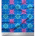 thumbnail image 1 of Soimoi polyester Crepe Fabric Artistic Floral Print Fabric by the Yard 52 Inch Wide, 1 of 3