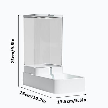 Rbaofujie Mangeoire pour Chat Mangeoire Automatique pour Chats Station d'Alimentation Intelligente à Minuterie 3,8 L Abreuvoir Automatique pour Chien Bol Distributeur Distributeur d'Eau Contenant de Nourriture pour Animaux Distributeur de Nourriture Sèche Programmable Mangeoires pour Oiseaux