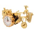 thumbnail image 1 of Horloge de Bureau, Forme de Tracteur de Réveil 23.5x14x10cm pour l'Or de Chambre à Coucher, Or de Balai, Rouge, 1 of 8