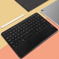 thumbnail image 1 of HLONK Clavier Bluetooth Design à Cap Rond Clavier Sans Fil Portable avec Pavé Tactile pour Tablette PC Android / Accessoires Électroniques en Solde pour Votre Vie Heureuse (Rose), 1 of 5