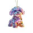 thumbnail image 2 of SUNSIOM Animal Hanging Ornament Dog Cat Cattle Keychain Car Rear View Mirror Charms Backpack Pendant Valentine's Day Birthday Present, 2 of 8