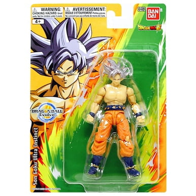 Son Goku Ultra Instinct Silver Dragon Ball Super Evolve Action Figure 5'