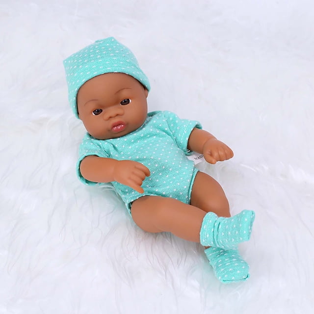 EGNMCR Room Decor, Home Decor, Wall Decor 7.87 Inch Soft Newborn Baby Dolls Vinyl Baby Dolls With Clothes Set Including Pacifier Realistic Doll Look Real Doll Doll.