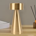 thumbnail image 3 of LED Cordless Table Lamp, 3 Color Stepless Dimming LED Portable Modern Metal Nightstand Desk Lamp Touch Control Rechargeable Bedside Lamp Night Light For Bedroom, Kids Nursery, 3 of 8