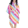 thumbnail image 1 of Sunnyoo Toddler Girl's Bathrobe Sleepwear Kimono Robe Kids Knee-Length Night Robe Loungewear, 1 of 8