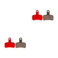 thumbnail image 2 of Baohd 1/2/3/5 10pair Lightweight Brake Pad For Wide Compatibility Durable Brake Pads JY-11H 2PCS, 2 of 6