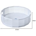 thumbnail image 2 of Anti-Skid Turntable Spice Rack Bathroom Storage Tray Table Storage Tray Countertop Organizer Container White S, 2 of 8