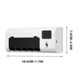 thumbnail image 5 of Yhmxh Home Decor Office Decor Household Toothbrush Box Toothbrush Sterilizer Wall-mounted Sterilizer Rack Sterilizer Home Essentials Office Accessories Office Organizer, 5 of 5