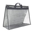 thumbnail image 1 of Unique Bargains Handbag Dust Bags, XXL Size PVC Dustproof Transparent Purse Protector, Gray, 1 of 5