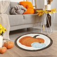 thumbnail image 2 of HHBEAUTY Halloween Bathroom Rug, Fall Pumpkin Bath Mat Water Absorbent Non-Slip Washable for Shower Tub Microfiber Washable Absorbent Carpet Autumn Halloween Thanksgiving Home Kitchen Decoration, 2 of 6