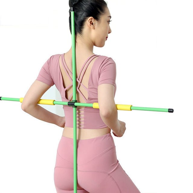 Bangcool Yoga Stick Set Sturdy Long Smooth Massage Stick Exercise Stick for Back Posture