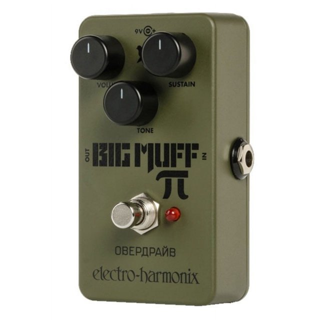 Electro-Harmonix Green Russe Gros Muff Distorsion et Soutenir Pédale d'Effets