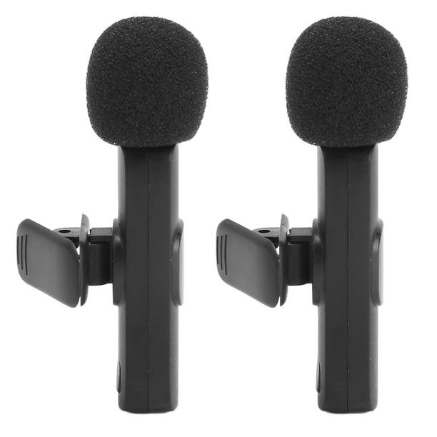 Clip On Microphone, Wireless Lavalier Mic Automatic Noise