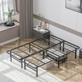 thumbnail image 2 of Gymax 14'' Full Size Metal Platform Bed Foldable Mattress Foundation Tool-Free Assembly, 2 of 10
