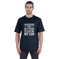 thumbnail image 1 of Inkmeso T-shirt à Col Rond pour Homme, Graphique Imprimé « J'ai Demandé à Dieu Mon Meilleur Ami, Il m'A Envoyé Mon Fils », Tee pour Père Fils Amour, 1 of 7