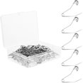 thumbnail image 4 of Safety Pin Stainless Steel For Clothes Fabric Crafts Daily Use 100 Pins 1.5X0.3in, 4 of 9