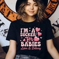 thumbnail image 3 of Women’s Graphic Tee with Heart Lollipop Design for Maternity Nurses, Light Pink, Size L, 3 of 6