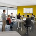 thumbnail image 2 of Scranton & Co Engineered Wood 72-inch Trapezoid Modular Conference Table in Gray, 2 of 8