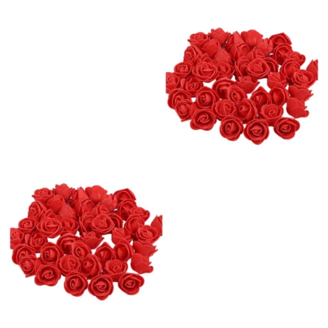 Transemion 500pieces Wreath Wedding House Decor Lasting Impression With These Exquisite red 2Set
