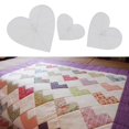 thumbnail image 4 of veasfak Quilting Embroidery Template Free Motion Acrylic Patchwork Cutting Frames Quilt Ruler for Domestic Sewing Machine Pattern Maker DIY Cutting Craft Kit Love, 4 of 9