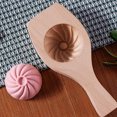 thumbnail image 4 of Yhmxh Kitchen Gadgets Kitchen Essentials Beautiful Flower Pattern DIY Cake Wooden Hand Made Cake Mould For Muffin Cake Cook Cracke Chocolate Pumpkin Pie Kitchen Aid Attachments Kitchen Accessories, 4 of 4