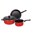 thumbnail image 3 of IFANLANDOR 3pcs Non Stick Cooking Pan Set Frying Pan Soup Pot For Use Space Saving And Cooking Accessories For Home Chefs, 3 of 7