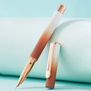JWshufel Gradient Thermal Erasable Pen Stylish Metal Nib Delicate Writing Precision Easy Correction Versatile Ink Supply Options Relaxedable Grip Suit for Students Professionals