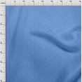 thumbnail image 4 of oneOone Cotton Silk Medium Blue Fabric Asian Block Craft Projects Decor Fabric Printed By The Yard 42 Inch Wide, 4 of 4