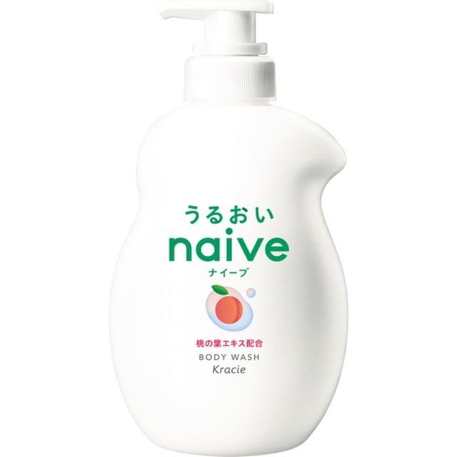 Kracie Naive Savon pour le Corps Pêche Pompe