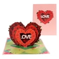 thumbnail image 1 of Valentines Day Cards,Valentines Day Card Three-Dimensional Valentines Day Greeting Card Diy Paper Carving Hollow Greeting Card Valentines Day Gifts,Flowers for Valentines Day, 1 of 3