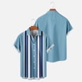 thumbnail image 1 of EGNMCR T-Shirt Décontracté à Manches Courtes Style Hawaïen d'Été pour Homme, 1 of 5