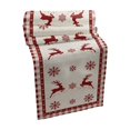 thumbnail image 1 of Less Than 5 Table Cloth Christmas Table Runner Christmas Snowflake Rustic Table Runner for Holiday Birthday Kitchen Dining Table Home Decor, 1 of 1