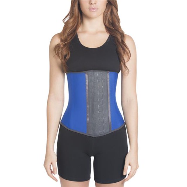 Gaine Taille en Latex - Bleu-22