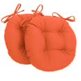 thumbnail image 1 of Coussins de Chaise Ronds Capitonnés en Sergé Uni de 16 Po (Ensemble de 2), 1 of 2