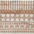 thumbnail image 4 of oneOone Cotton Poplin Twill Rust Brown Fabric Geometric Tribal Sewing Material Print Fabric By The Yard 56 Inch Wide, 4 of 4