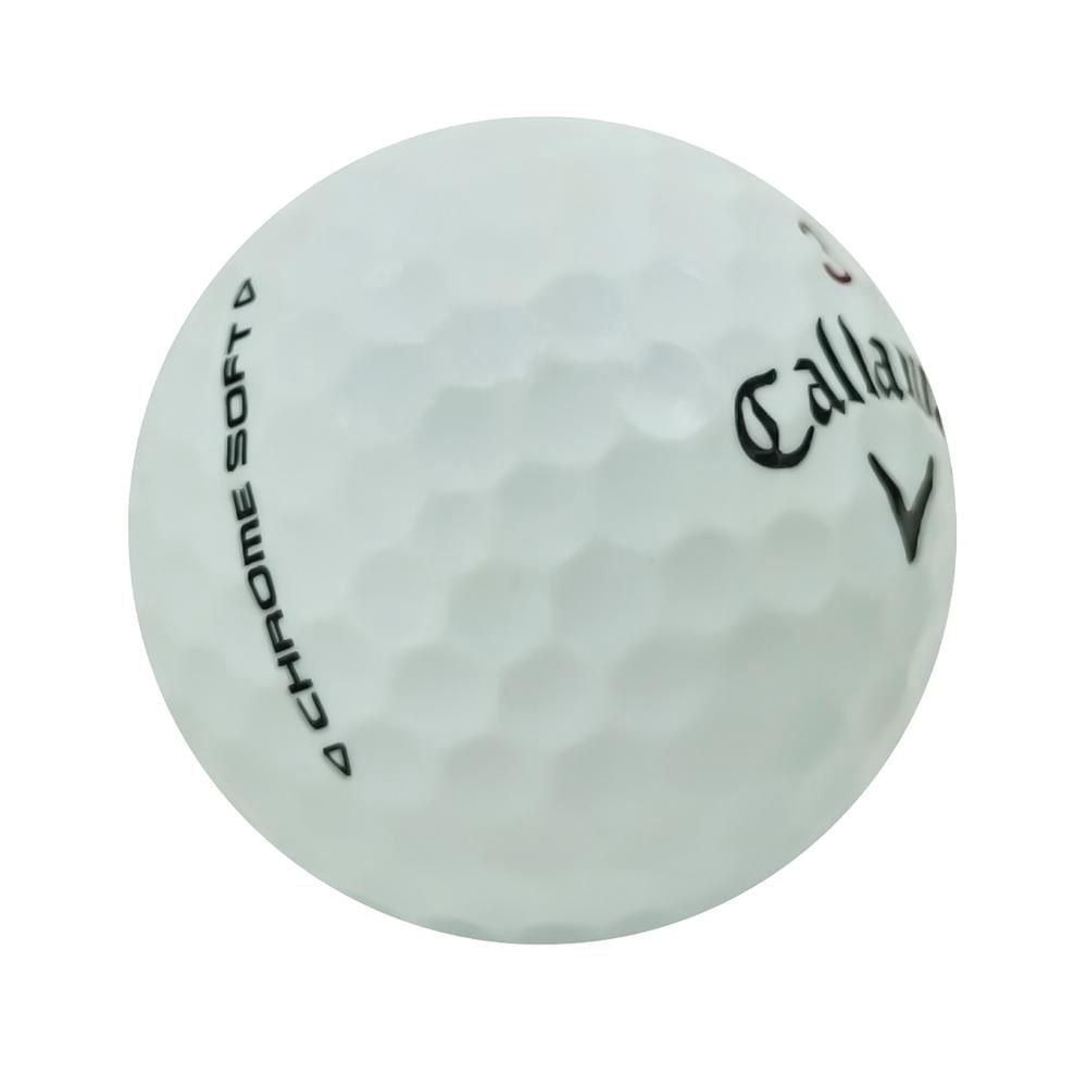 Mulligan - 12 balles de golf récupérées Callaway Chrome Soft 2024 Pristine