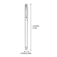 thumbnail image 3 of Silver Student Exam Pen 0.5Mm Press Type Gel Ink Pen Quick Drying Writing Pen Set Of 1 Silver Ink Pen For School Office Note Taking Smooth Writing Comfort Grip Design 58G Lightweight, 3 of 3