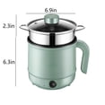 thumbnail image 3 of LSLJS Hot Pot, 1.7 Liter Wok with Steam Compartment, 2 Speed Heat Setting, Dorm/Office/Travel Mini Hot Pot Multifunctional Frying Pan, 3 of 9