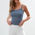 thumbnail image 3 of Birdeem Mode Femmes Uni Col Rond Sans Manches Camisole Débardeur Vêtements d'Été, 3 of 10