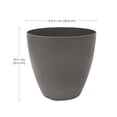 thumbnail image 3 of Planteur lisse TierraVerde Madison Charbon 14 po, 3 of 6