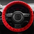 thumbnail image 4 of Yhmxh Car Accessories Motorcycle Accessories Car Steering Wheel Cover 38cm Universal Elastic Steering Wheel Cover Winter Steering Wheel Cover Car Warm Handle Cover Steering Wheel Cover, 4 of 6