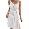 thumbnail image 3 of Sentmoon Coverups for Bathing Suits Womens Lightweight Cardigan Loose Fit Plus Size Women Bathing Suit Summer Holiday for Resort and Vacation White L, 3 of 8