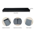 thumbnail image 3 of Oleegame 1PC Spoon And Lid Rest Stove Silicone Rack Over Back Of Stove Flat Magnet Top Of Stove Kitchen Shelf Stove Organizer Above Stovetop Storage Black, 3 of 4